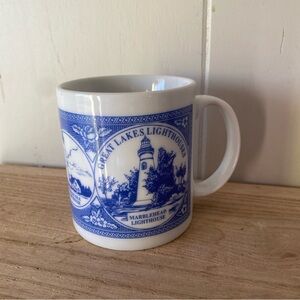 Blue and White Mug